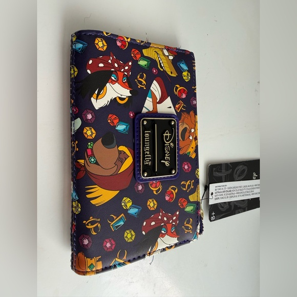 Loungefly Disney Robin Hood Character Wallet - Navy and Multicolor - Picture 2 of 4